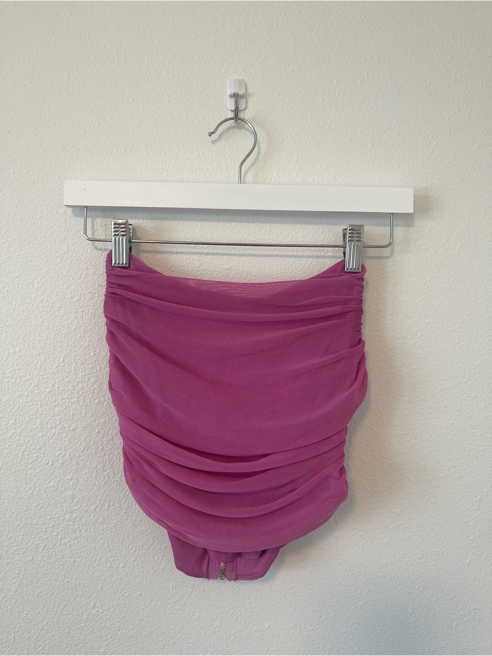Forever 21 Ruched Magenta Top